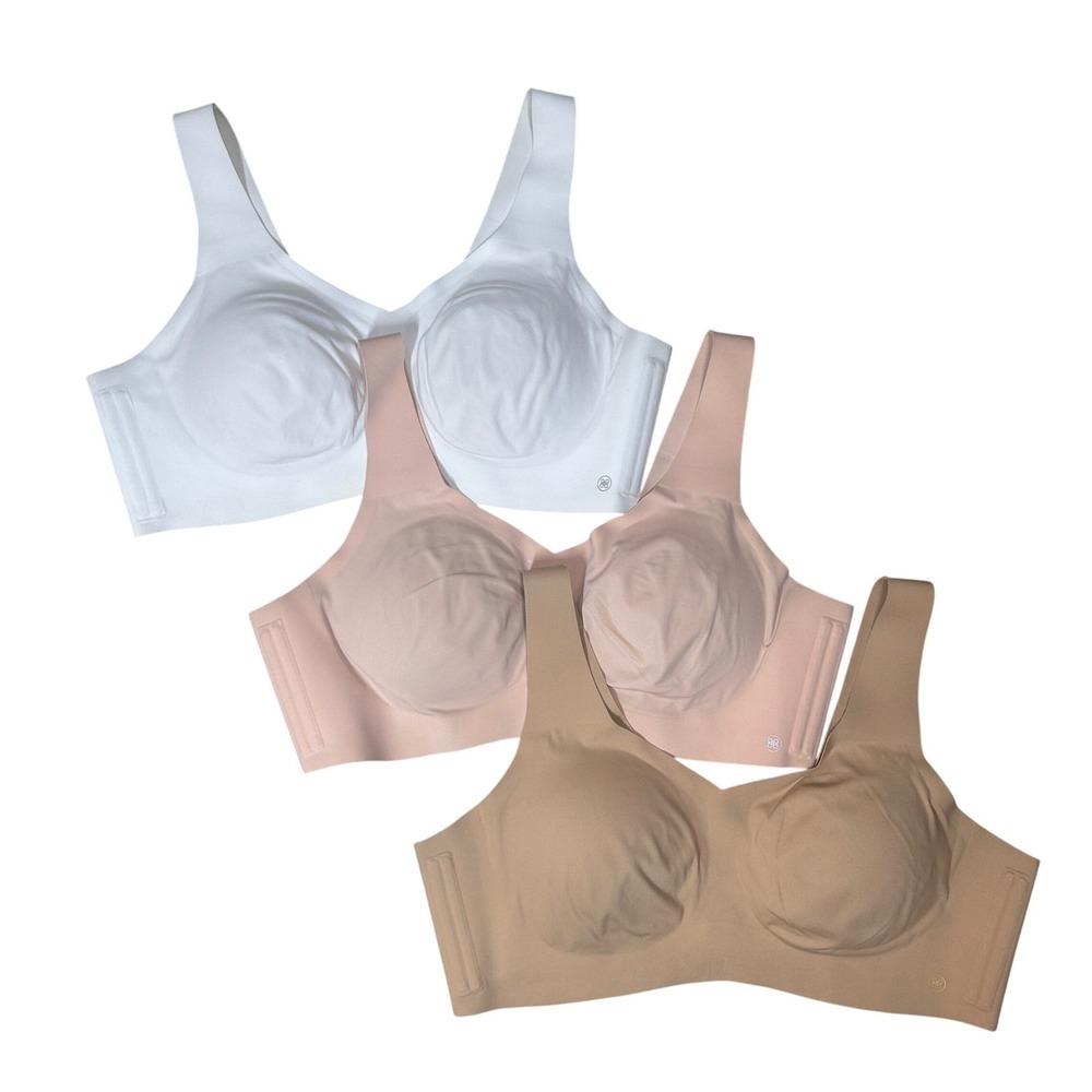Honeylove Wireless Sculptwear Bras Comfort Everyday Support 2X - Set‎ of 3